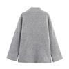 Autumn/Winter Women's European-Style Double-Breasted Knit Sweater Coat