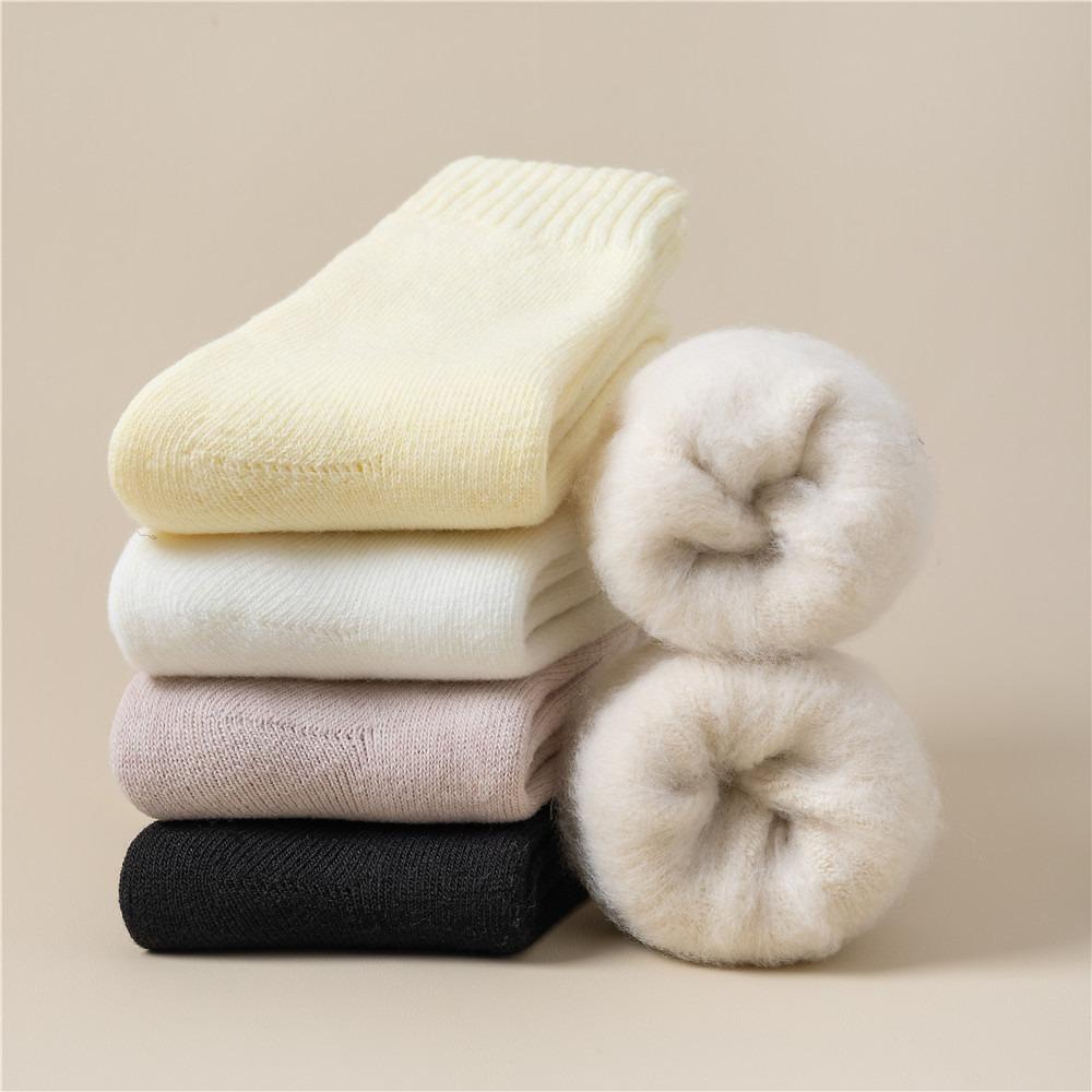 1 Pair Keep Warm Women Socks Thick Sleep Socks Comfortable Mid Tube Socks  Winter