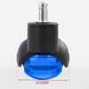 360 Degree PU Ball Casters for Office Chairs with 2 Diameter Quiet Rolling Universal Fit and Long Lasting Build M4YD