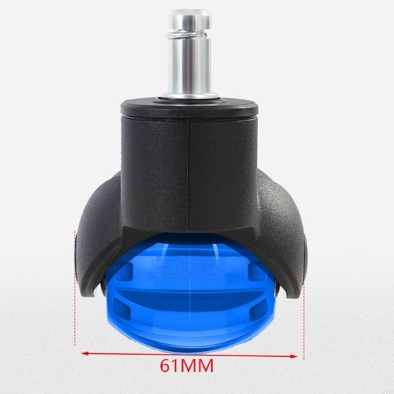 360 Degree PU Ball Casters for Office Chairs with 2 Diameter Quiet Rolling Universal Fit and Long Lasting Build M4YD