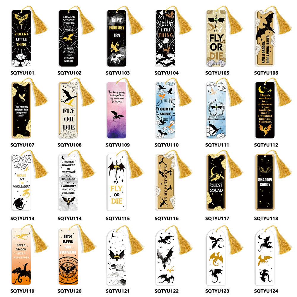 Akrylowa zakładka do książek Smok Czteroskrzydły: Kreatywna i spersonalizowana dekoracja prezentu