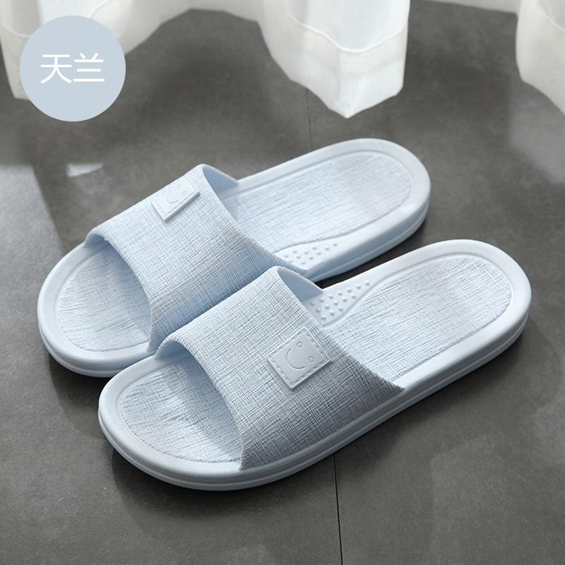 New Slippers Women's Summer Couple Indoor Home Home Bathroom Bathing Wear Non-slip Wear-resistant Cool Slippers Men