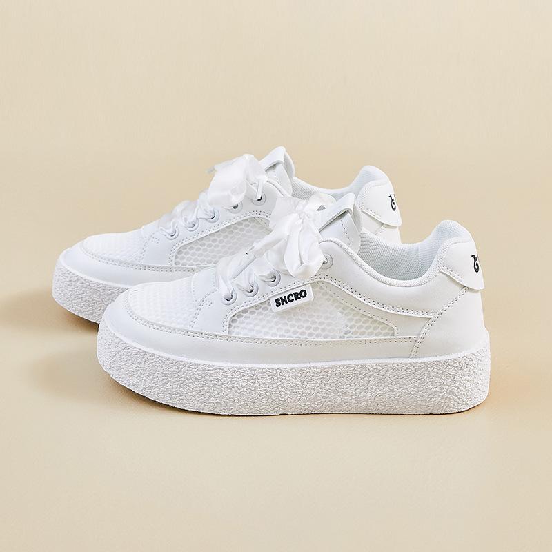 

Platform sole German training shoes women s summer 2025 new pink retro lace-up Internet celebrity explosion breathable sports and leisure shoes 40 белый