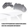 Rechargeable Controller Keyboard Featuring Speaker and Mic for Communication in Gaming Mini Keyboard
