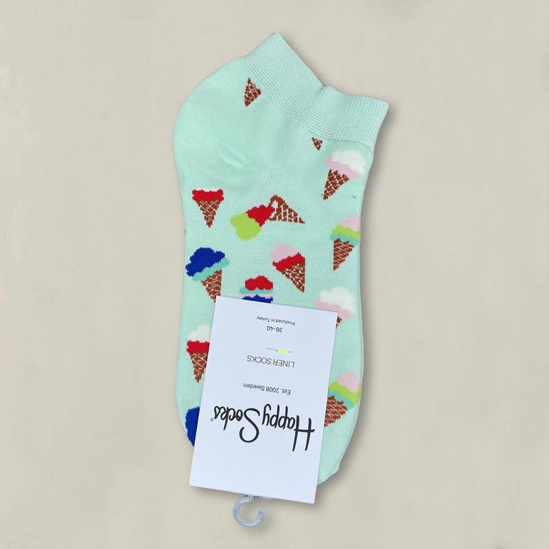 Happy Socks Womens Ankle Cartoon Cute Cotton Low Cut Colorful Casual
