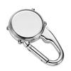Multifunctional Luminous Clip On Carabiner Watch Mini Quartz Watch Compass for Outdoor Climbing Activities