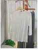 T-shirt Modal à Manches Sept-Quarts Hypoallergénique pour Femme - Couche de Base Confortable et Polyvalente à Col Rond pour le Printemps/Été.