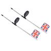 2PCS Solar UK Flag Light LED Solar Garden Lawn Lamp for Outdoor Landscape Decoration White Light