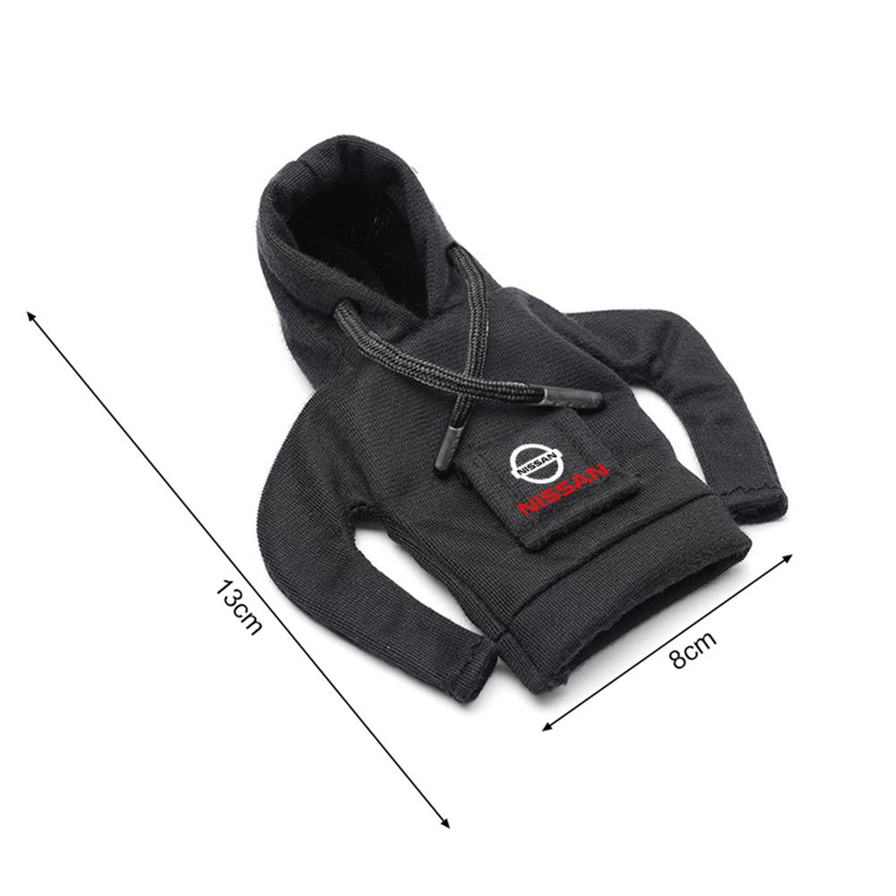 Car Gear Shift Hoodie Cover Shift Cover Gear Sweatshirt Handle Decoration For Nissan Qashqai X-TRAIL Juke Leaf Note NISMO Maxima