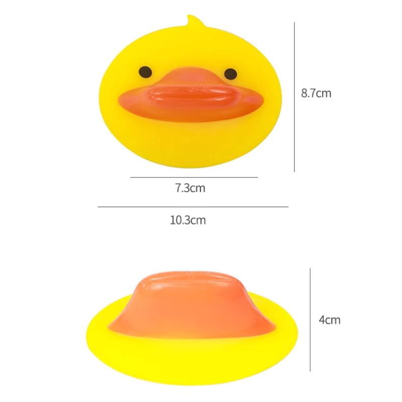 Mănuși de cuptor cu microunde Suport din silicon pentru bucătărie, Rață galbenă mică Mănușă izolată convenabilă Clipsuri antiderapante, 1 pereche