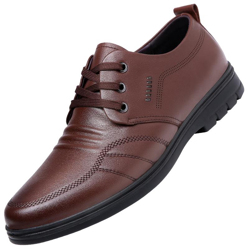 Red Dragonfly Men s Leather Derby Shoes 39