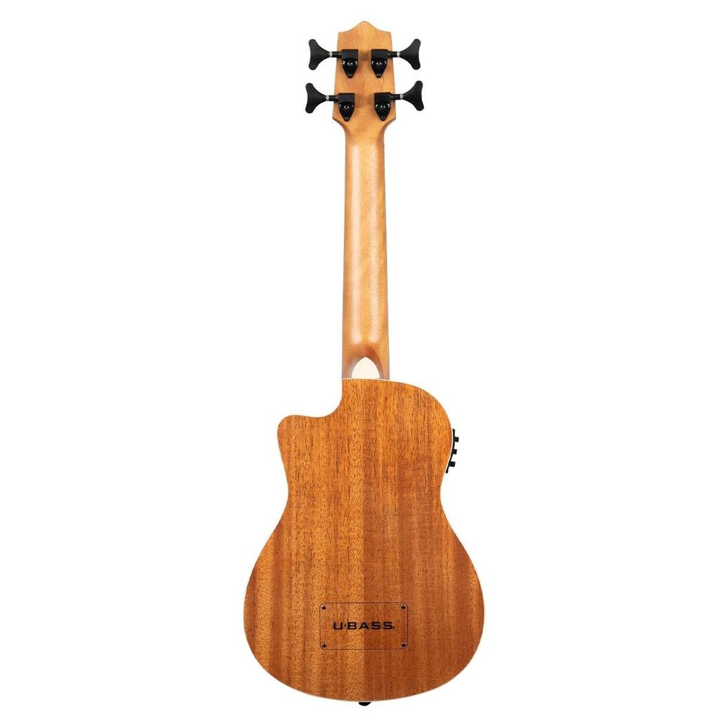 KALA Ukulele Bass Scout Mahogany Body Cutaway U-Bass UBASS-SCOUT-FS (Case Included)