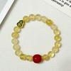 8mm Round Beads Chalcedony Bracelet for Women Natural Stone Beaded Bracelets Handmade Stretch Bangle DIY Jewelry Gifts