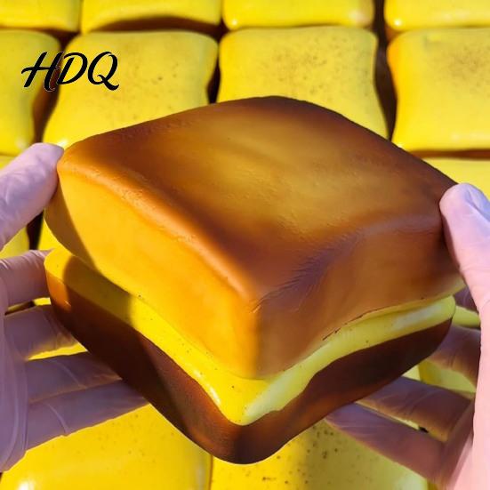 Weiche Textur Stressabbau Langsam Rückprallende Spielzeuge Brot Butter Quetschspielzeug Linderung Aufgehendes Fidget Sensorisches Geschenk Partygeschenk Reduktion