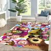 Masha Bear Carpet Design for Bedrooms Outdoor Foyer Decorate Room Antislip Carpet Office Home Decor Perfect Gift for Friends & Family