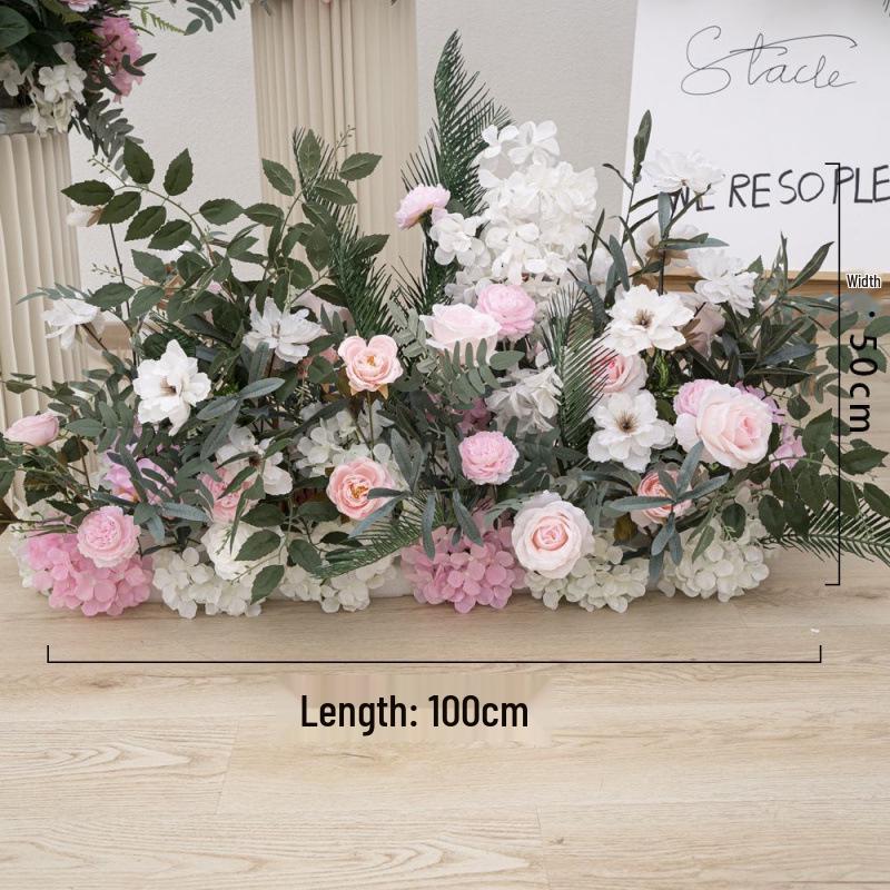 Large Silk Flower Arrangement for Wedding Aisle and Banquet Decor