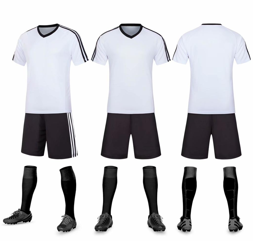 Soccer Uniform Sports Suit, Quick Dry, Breathable, Kids Soccer Game Training Team Uniform, Jersey