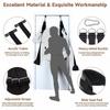 Upgrade Sex Door Swing Nylon Webbing Sling Leather Cushion Sex Hammock  Bondage Gear Sex Toys for Couples Adult Erotic Games