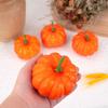 5PCS Foam Foam Pumpkin Mini Size Halloween Decorate Pumpkins Artificial Pumpkin  For Halloween