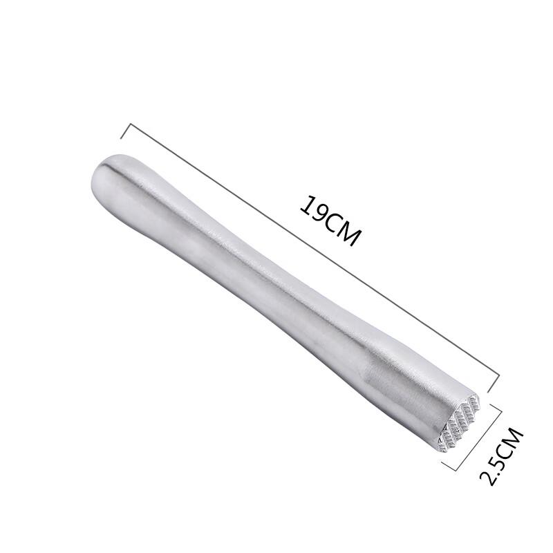 Qianxing Stainless Steel Cocktail Muddler (2-Pack)