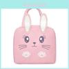 Cartoon Oxford Fabric Insulated Bag Portable Takeout Thermal Bag Student Lunch Box Bag Oil-resistant Aluminum Foil Bento Bag Large Capacity Bento Bag