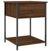 VidaXL Bedside Tables 2 Pcs Brown Oak 44x45x58 Cm Engineered Wood 825852