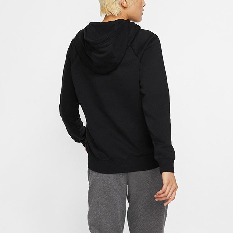 Nike Sport Running Hooded Knit Jacket Women Outerwear Black BV4123-010