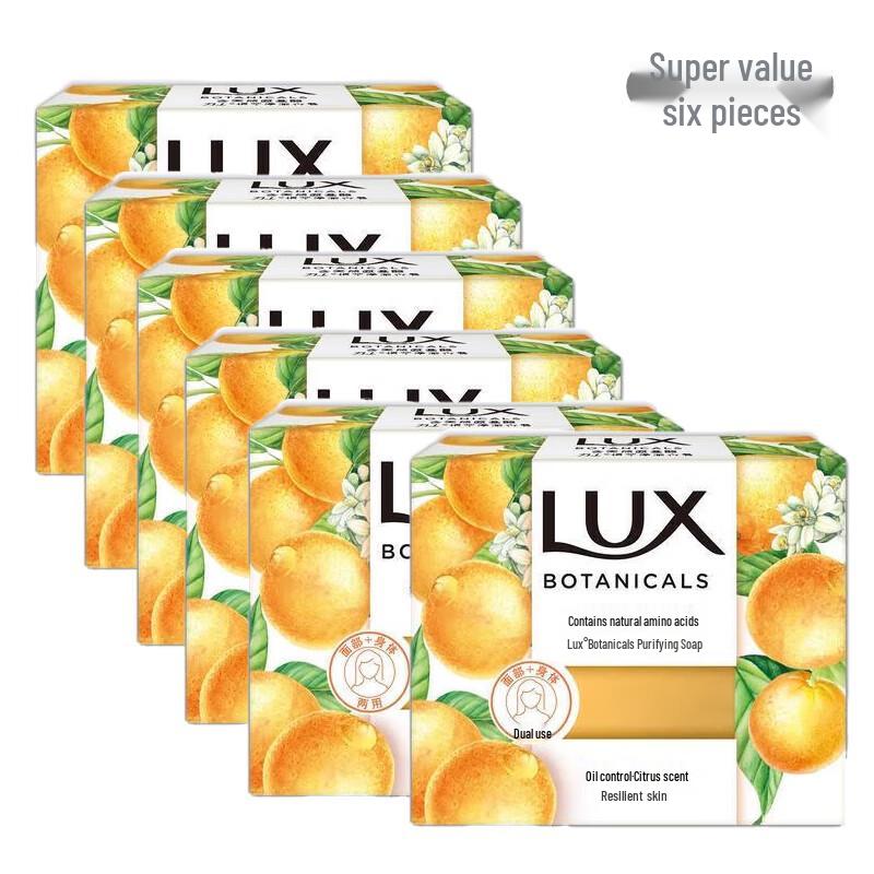 

LUX Botanical Pure Citrus Scent Bar Soap 6-Pack
