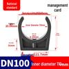 U-Shaped UPVC Pipe Clip - Industrial Grade, Complete Set 20/25
