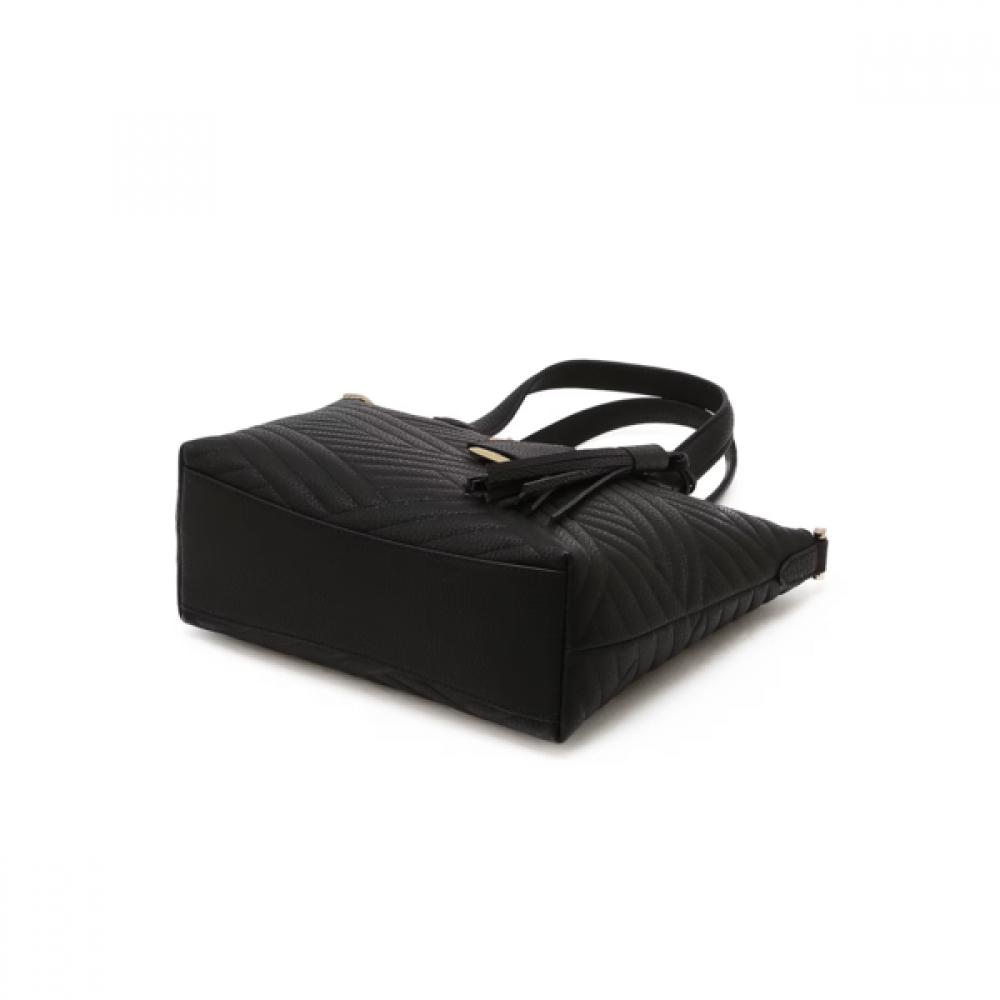 Daks Black Dd Logo Leather Tote Bag Dcba6e360bk