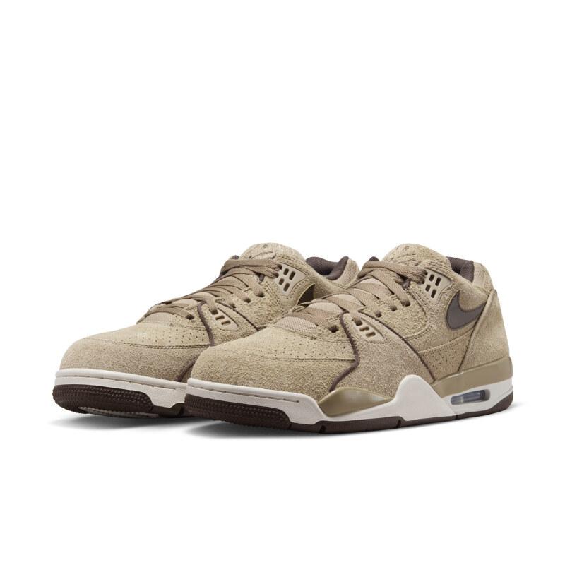 Nike Air Flight  89 Low Khaki Suede Low Top Retro Lightweight Men s Sneakers FZ3045-200 47.5