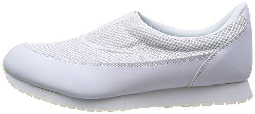 Margo Avika 880 Work Shoes, Anti-Static, Breathable, Oil-Resistant, Lightweight, Anti-Static, Unisex, Adult, White, Size 26.5cm