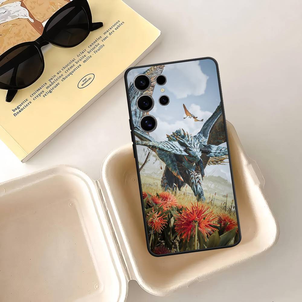 Game M-Monster H-Hunter Case For Samsung Galaxy Case S25 S23 S22 S21 S30 S20 S10 Ultra Plus FE TPU Soft Cover