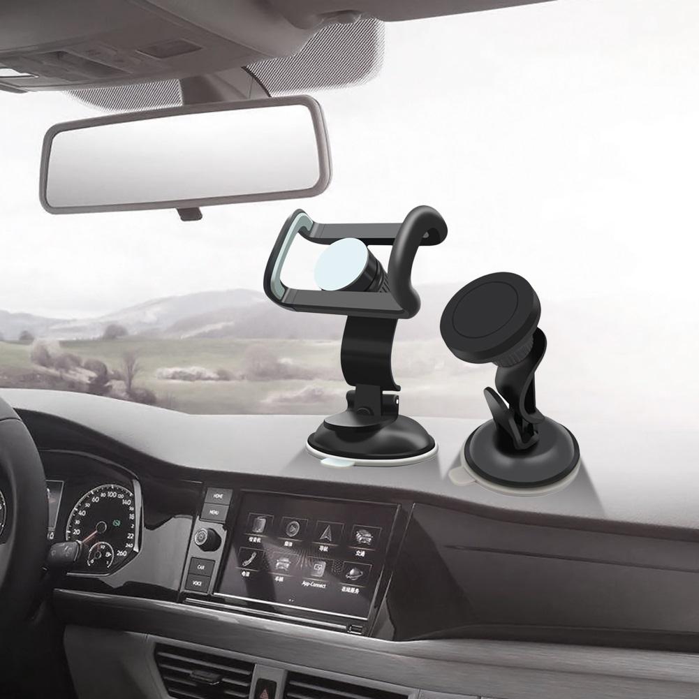 Car Suction Cup Mobile Phone Holder Car Universal Magnet Bracket Multifunctional Navigation Magnetic Suction Cup Bracket