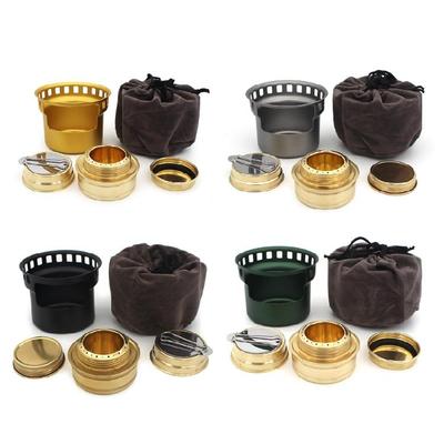 Poêles de Camping Coupe-vent Mini Poêles à Alcool Fourneaux Pique-niques Extérieurs Poêle de Cuisine