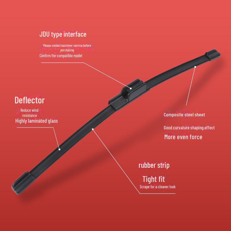 Chery eQ1 Small Ant and Tiggo Wiper Blade - 8PLUS, 5X Boneless, Car-Specific