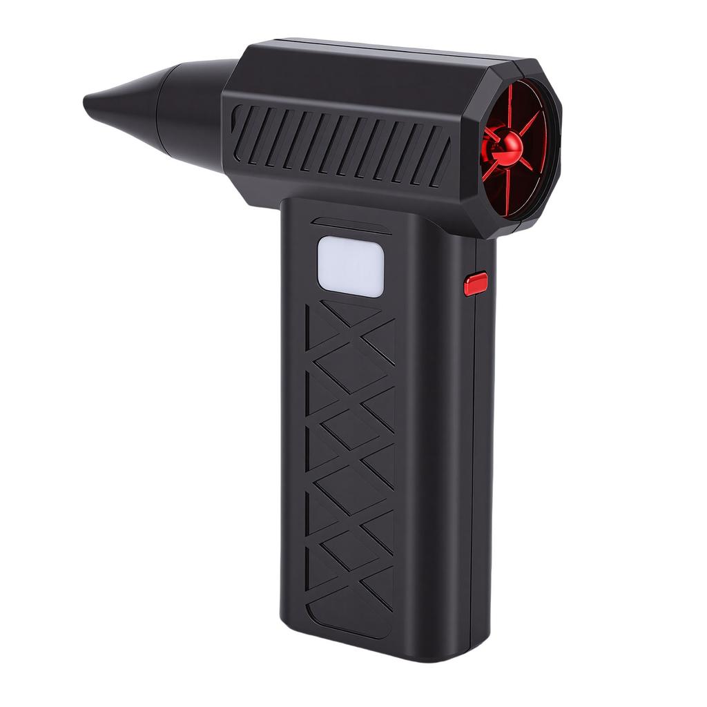 Duster LED Digital Display High Power High Speed Portable Electric   Blower Duster with Emergency Light for Outdoor Travel