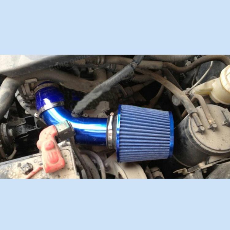Universele Luchtinlaatpijp Super Power Flow Luchtinlaten Kort Koud Racen Aluminium Luchtinlaatpijp Slang met Kegelvormig Filter Kit Systeem