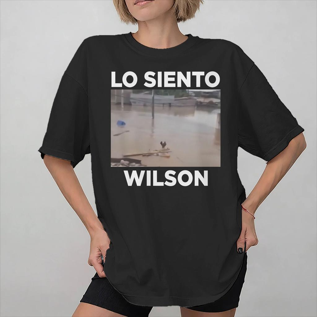 Cute Wilsons Lo Siento Funny Chicken Meme Merch Unisex T Shirt Pure Cotton Tee Graphic Printing Tops Tshirt