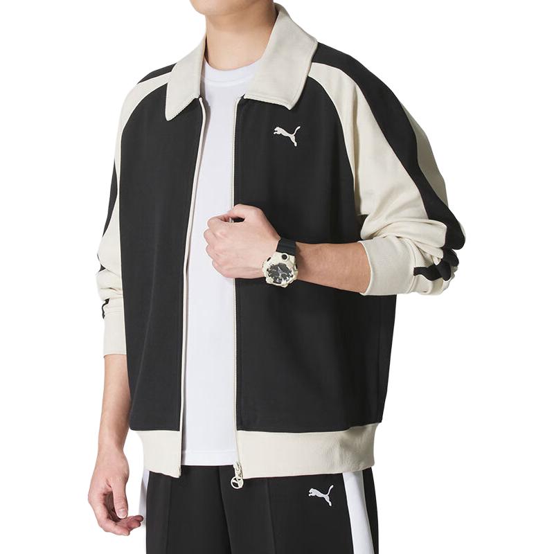 PUMA T7 Jackets Unisex Black Snow Lapel Moderate Other 634029-01