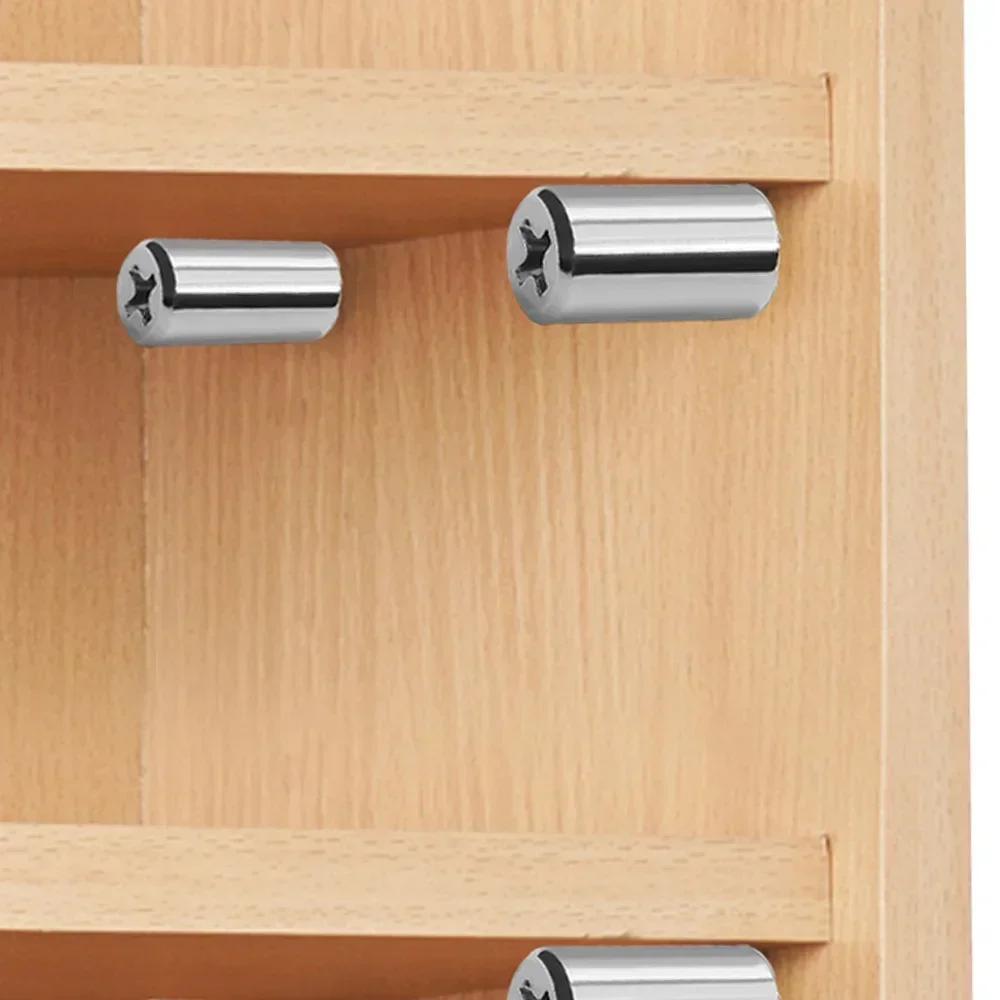 Wholesale Cross Self-tapping Screw with Rubber Sleeve Layer Plate Shelf Holder Wardrobe Septum Brackets Fixed Screws Support Peg