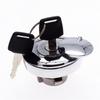 Motorcycle Fuel Tank Cap Locks With Keys Aluminium Protection Cover For Chinese Scooter GY6 4Stroke 139QMB Taotao Kazuma Znen