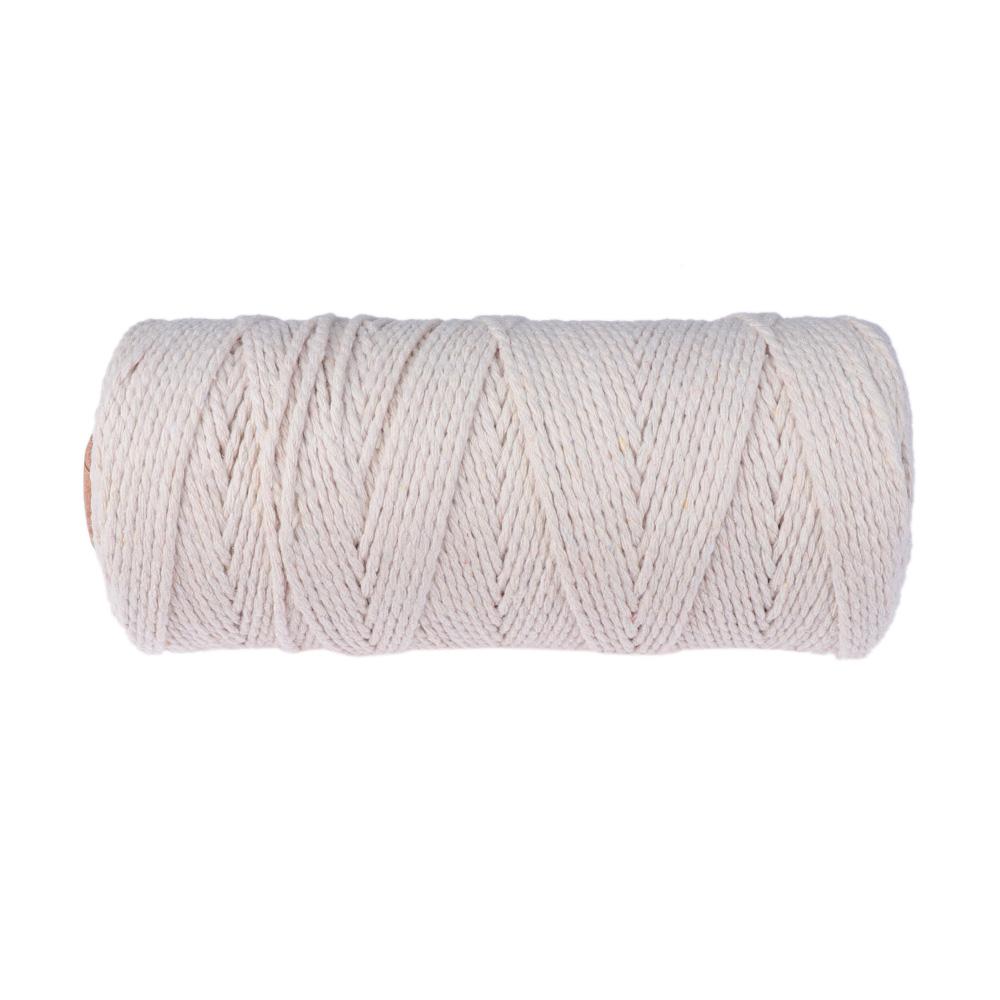 Handmade Home Decor Gift Packing DIY Rope Twine String Sewing Cords 100% Natural Beige Cotton