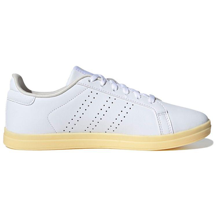 Adidas Neo Courtpoint Cl Low Top Sneakers Women Sneakers White Yellow FW7387