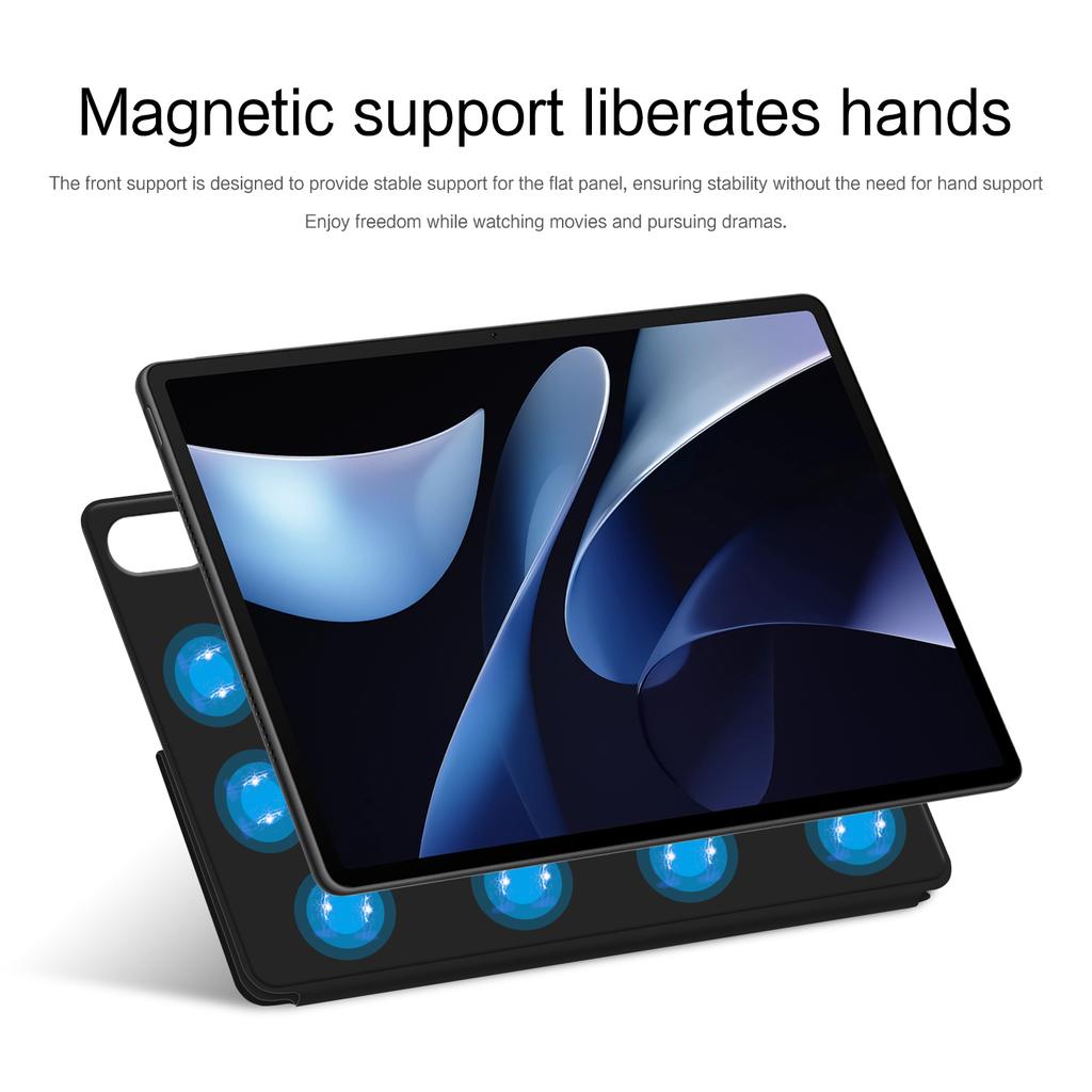 Pro Huawei MatePad Air (2024) Kožené pouzdro Origami stojánek Magnetický kryt na tablet Automatické probuzení/usnutí