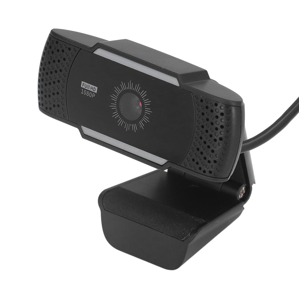 Computerkamera Mikrofon Automatische Rauschunterdrückung Full HD 1080P USB Stereo Webcam mit Drehbar