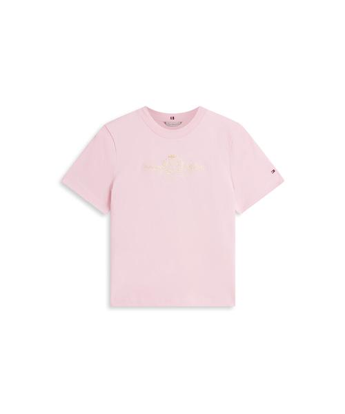 TOMMY HILFIGER Lurex Varsity T-Shirt (T22G1Tto062Wt2Tpg)
