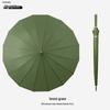 Windproof Double Canopy Umbrella with 24 Ribs and Long Handle