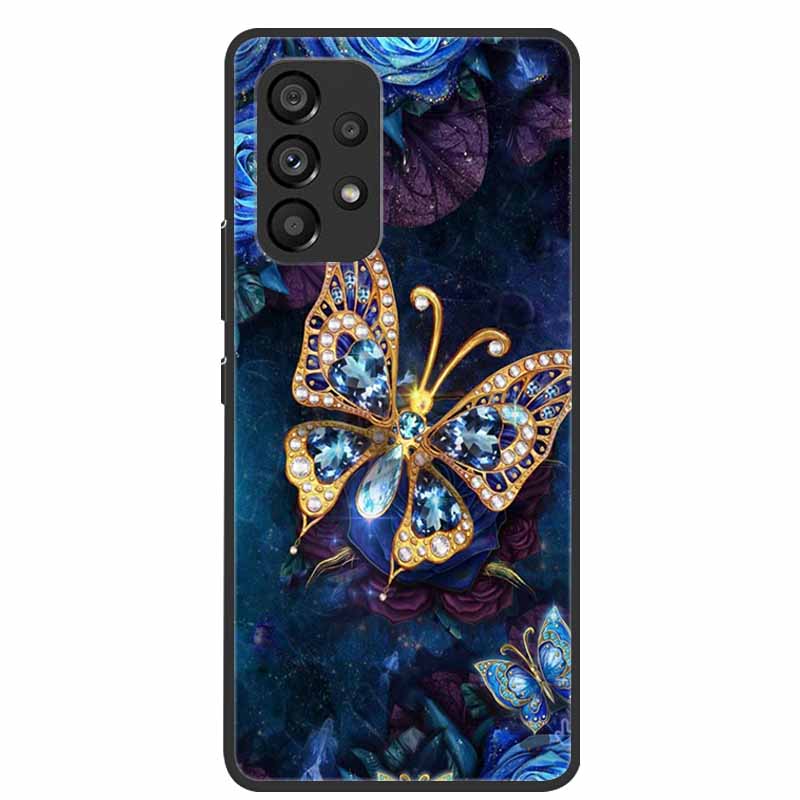 For Samsung Galaxy A53 5G Case Animals Silicone TPU Soft Phone Back Cover Case For Samsung A53 5G SamsungA53 Wolf Funda Coque