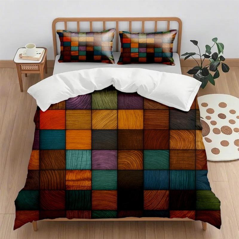 New Digital Printing Quilt Cover Set (Quilt Cover + Pillowcase) 2Pcs/3Pcs Holiday Gift Household Quilt Cover Without Sheets
